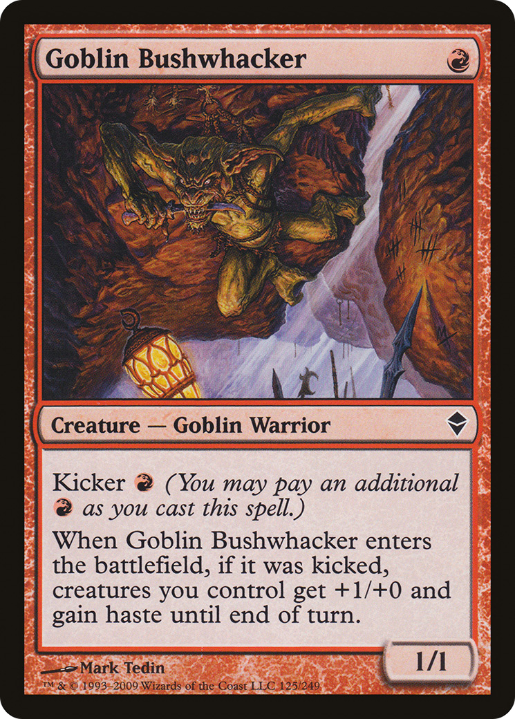 Goblin Bushwhacker | Zendikar #125