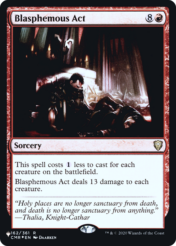 Blasphemous Act | The List #CMR-162 [foil]