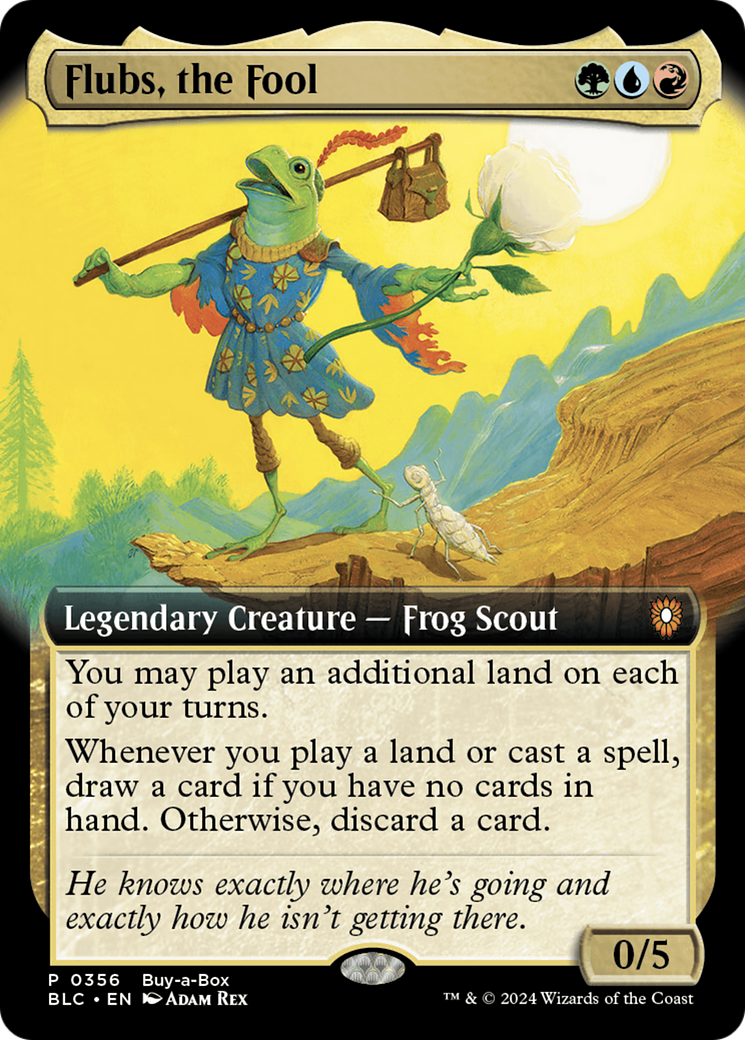Flubs, the Fool | Bloomburrow Commander #356 [foil]