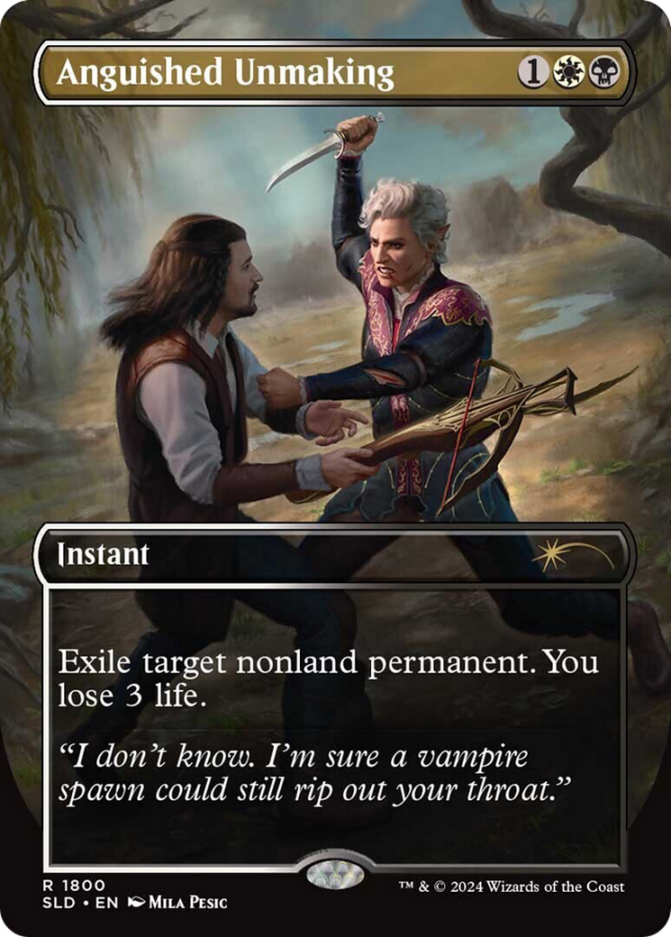 Anguished Unmaking | Secret Lair Drop #1800 [foil]