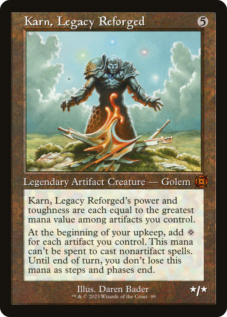 Karn, Legacy Reforged | March of the Machine: The Aftermath #99 [foil]