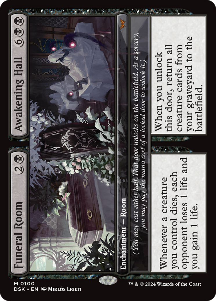 Funeral Room // Awakening Hall | Duskmourn: House of Horror #100 [foil]