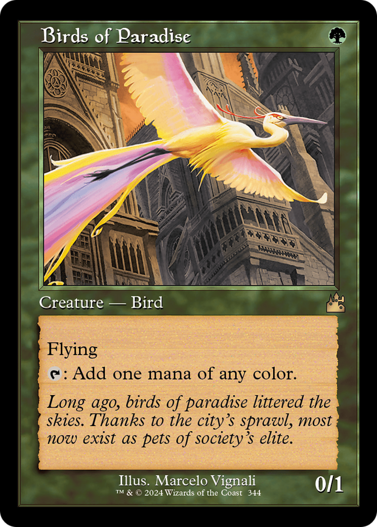 Birds of Paradise | Ravnica Remastered #344 [foil]