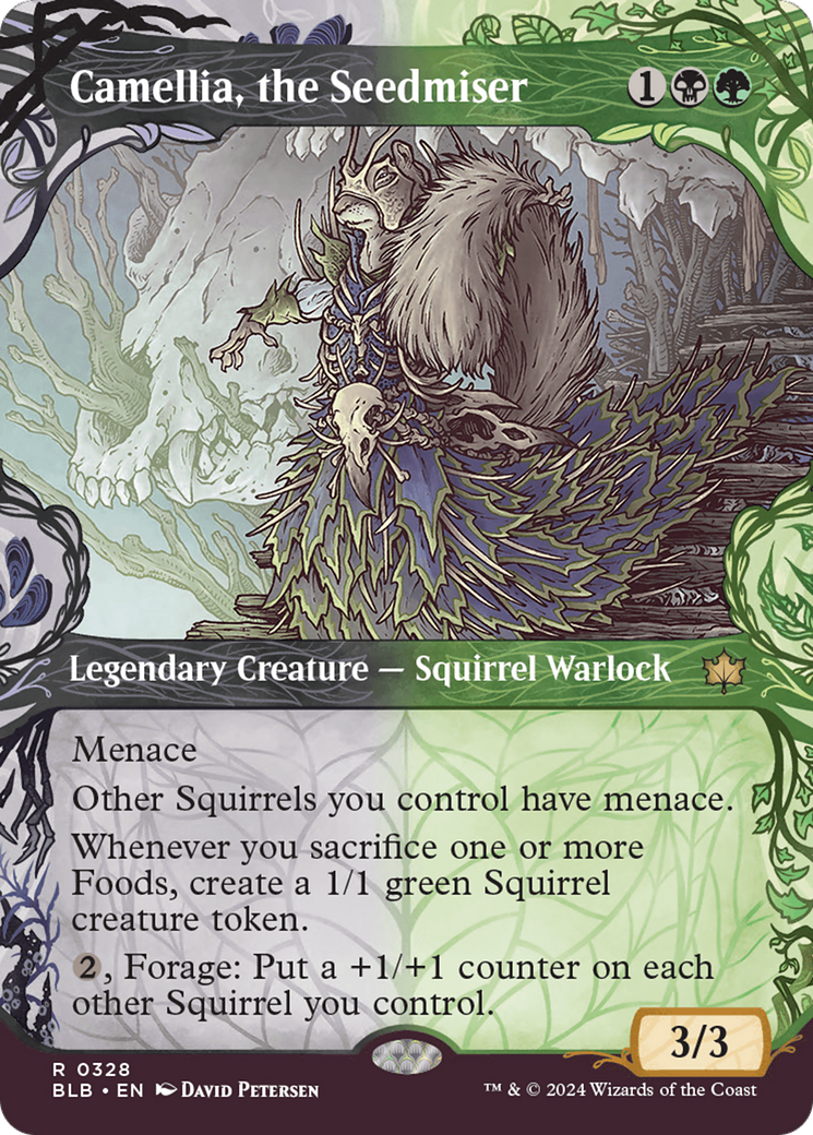 Camellia, the Seedmiser | Bloomburrow #328 [foil]
