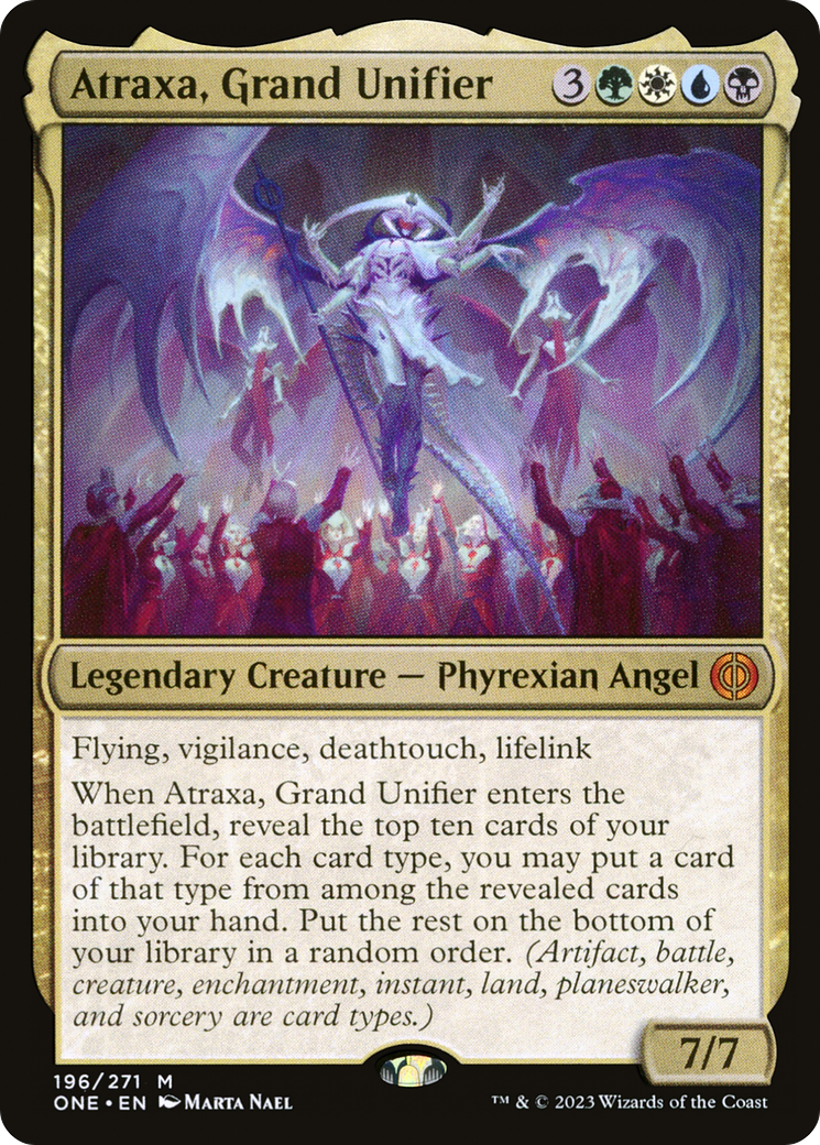 Atraxa, Grand Unifier | Phyrexia: All Will Be One #196 [foil]