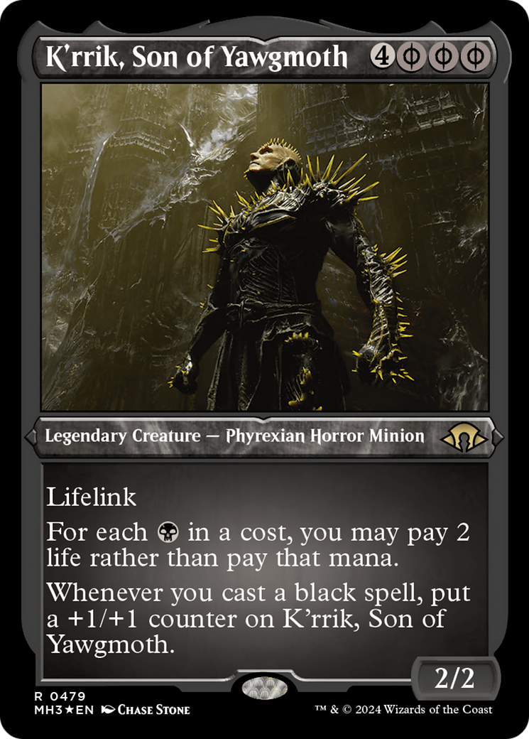 K'rrik, Son of Yawgmoth | Modern Horizons 3 #479 [etched]