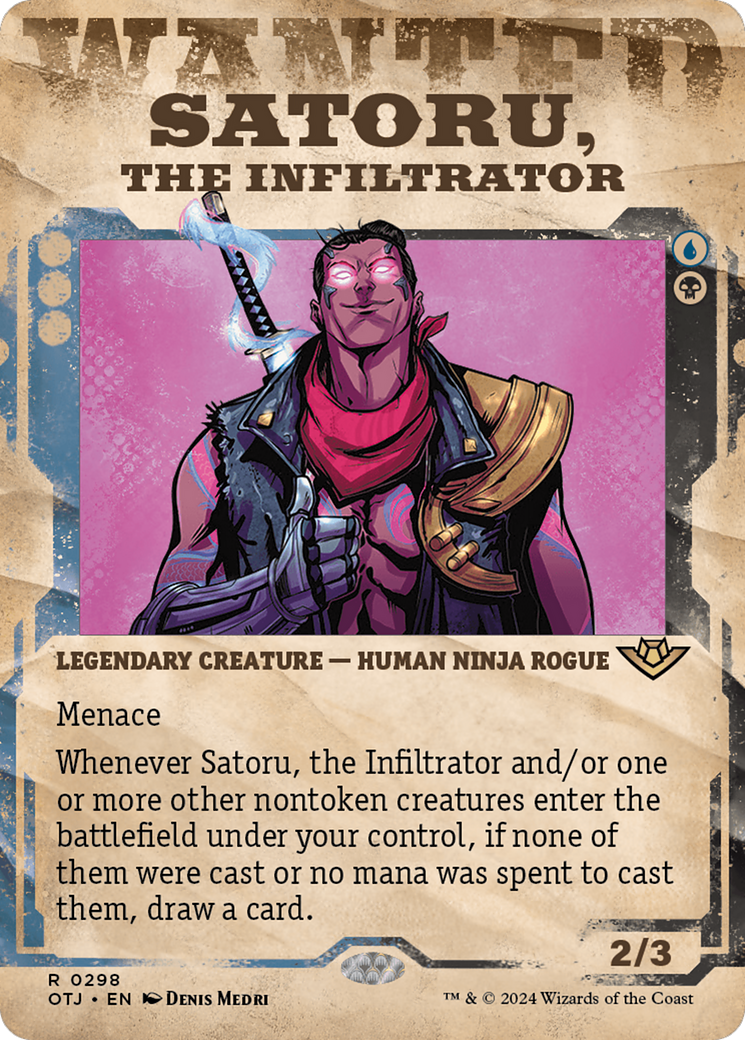 Satoru, the Infiltrator | Outlaws of Thunder Junction #298 [foil]