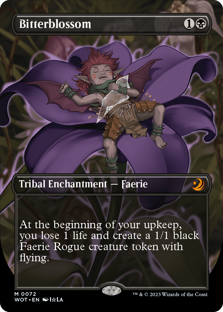Bitterblossom | Wilds of Eldraine: Enchanting Tales #72 [foil]