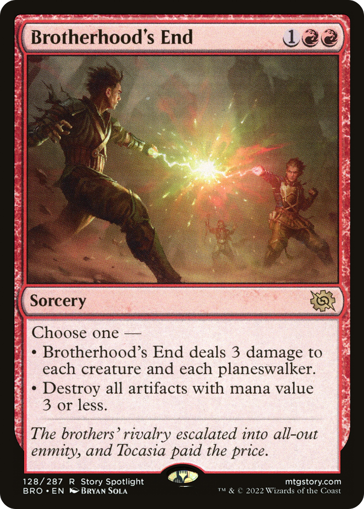 Brotherhood's End | The Brothers' War #128 [foil]