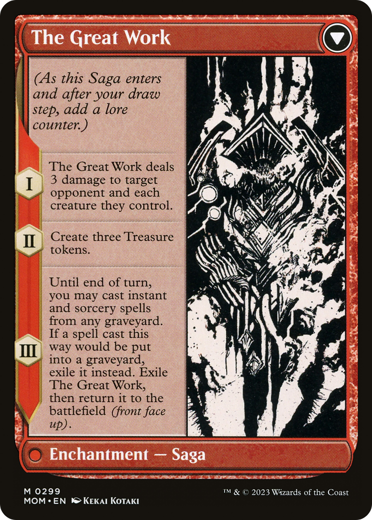 Urabrask // The Great Work | March of the Machine #299 [foil]
