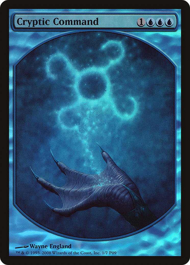 Cryptic Command | Magic Player Rewards 2009 #1 [foil]