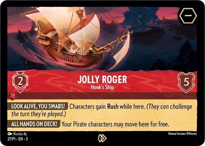 Jolly Roger - Hook's Ship | Disney Lorcana Promo Cards #27