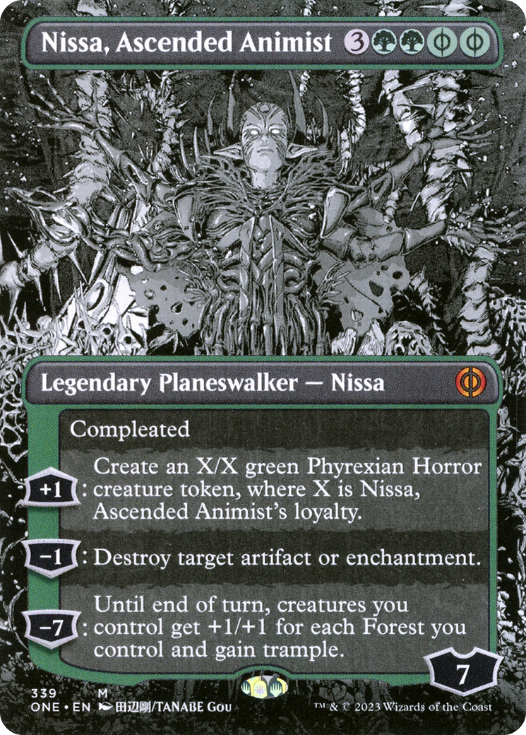 Nissa, Ascended Animist | Phyrexia: All Will Be One #339 [foil]