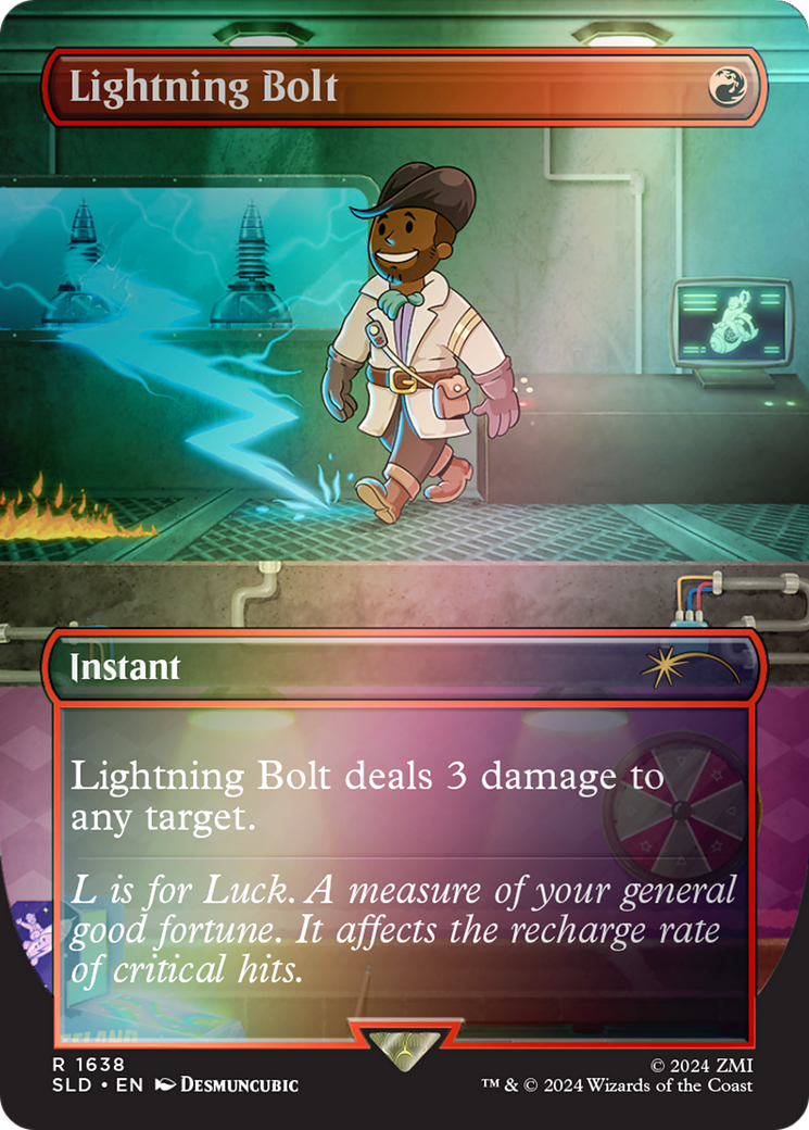 Lightning Bolt | Secret Lair Drop #1638s [foil]