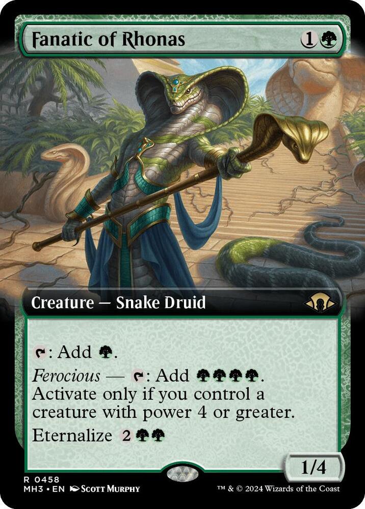 Fanatic of Rhonas (Extended Art) | Modern Horizons 3 #458