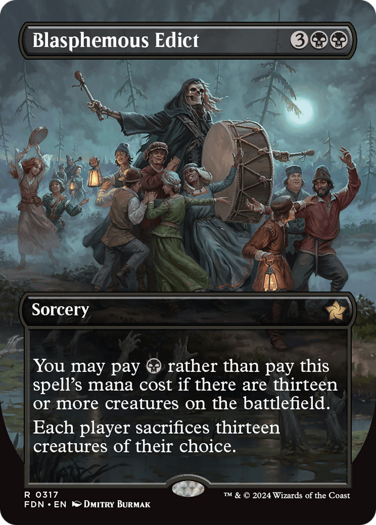 Blasphemous Edict | Foundations #317 [foil]