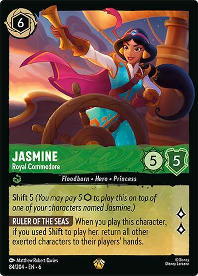 Jasmine - Royal Commodore | Azurite Sea #84/204