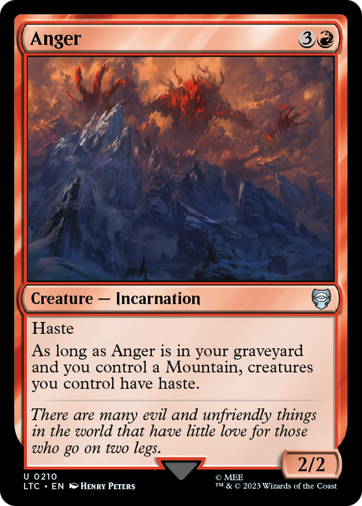 Anger | Tales of Middle-earth Commander #210