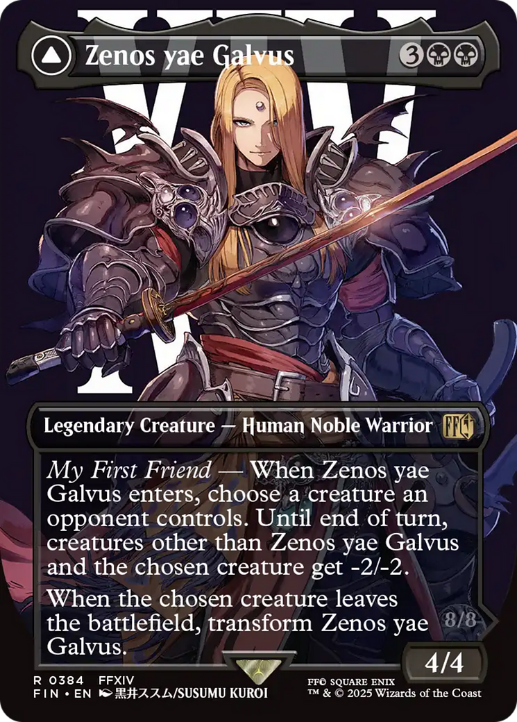 Zenos yae Galvus // Shinryu, Transcendent Rival | Final Fantasy #384 [foil]