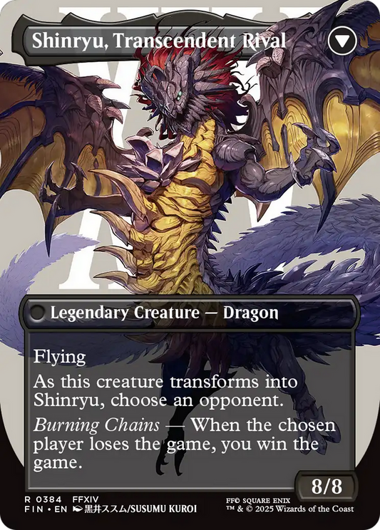 Zenos yae Galvus // Shinryu, Transcendent Rival | Final Fantasy #384 [foil]