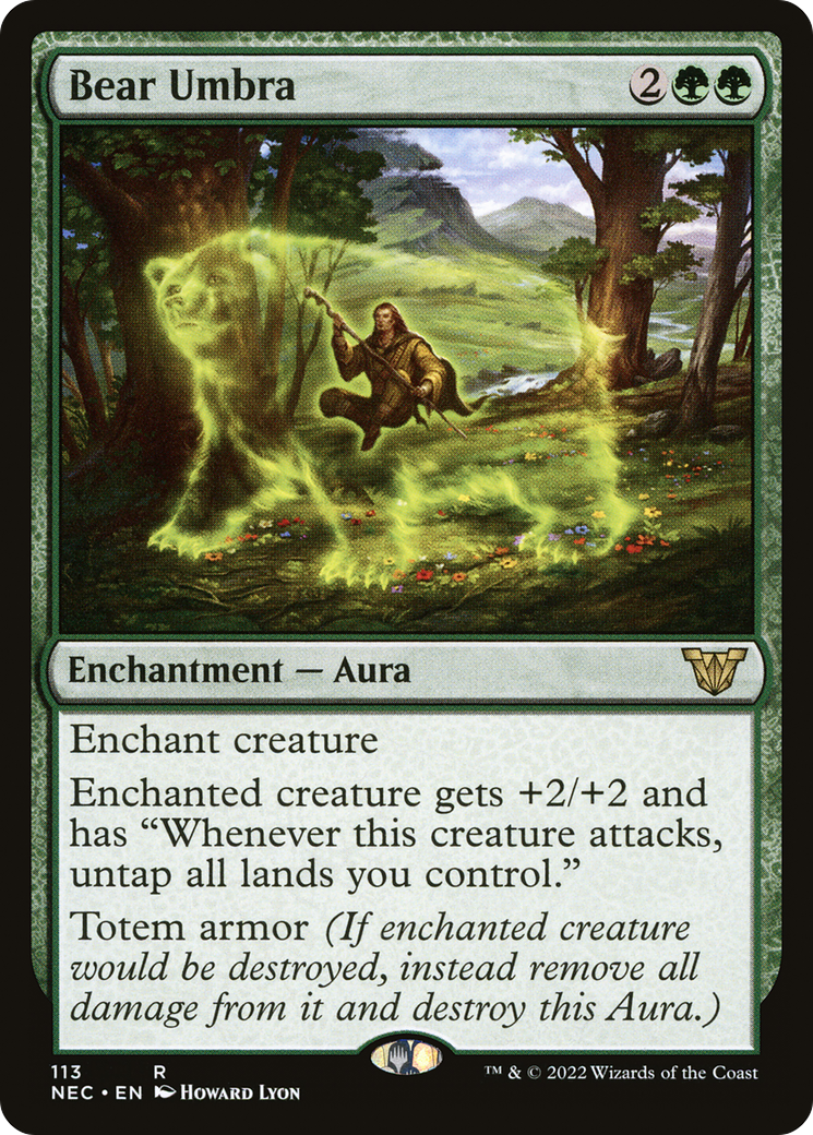 Bear Umbra | Neon Dynasty Commander #113