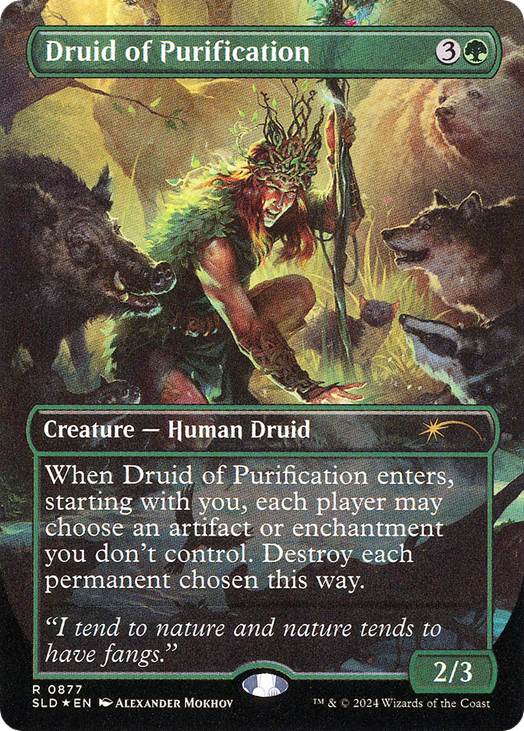 Druid of Purification | Secret Lair Drop #877 [foil]
