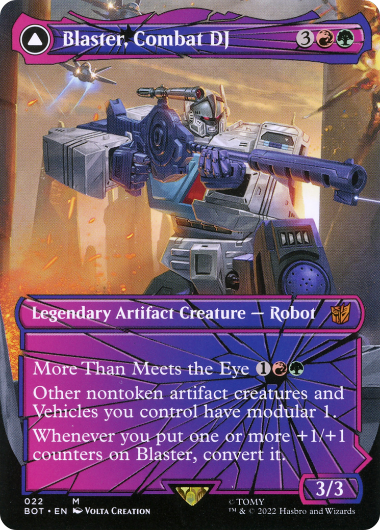 Blaster, Combat DJ // Blaster, Morale Booster | Transformers #22