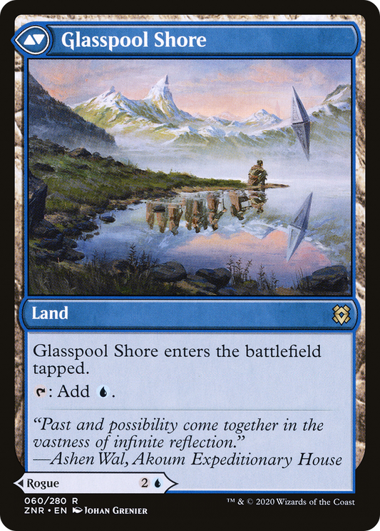 Glasspool Mimic // Glasspool Shore | Zendikar Rising #60 [foil]