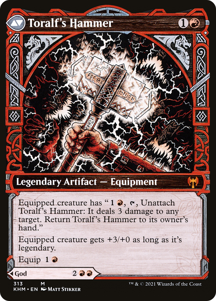 Toralf, God of Fury // Toralf's Hammer | Kaldheim #313