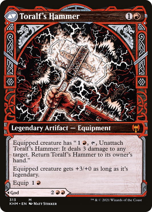 Toralf, God of Fury // Toralf's Hammer | Kaldheim #313