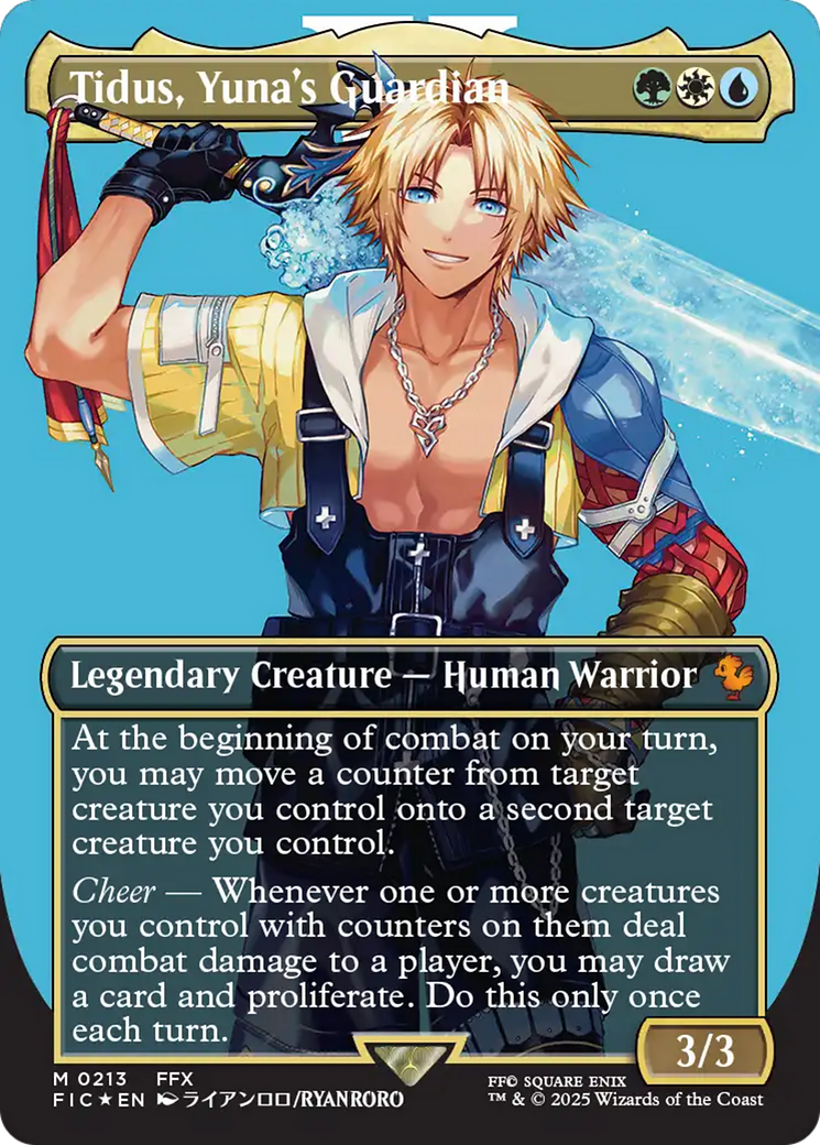 Tidus, Yuna's Guardian | Final Fantasy Commander #213 [foil]