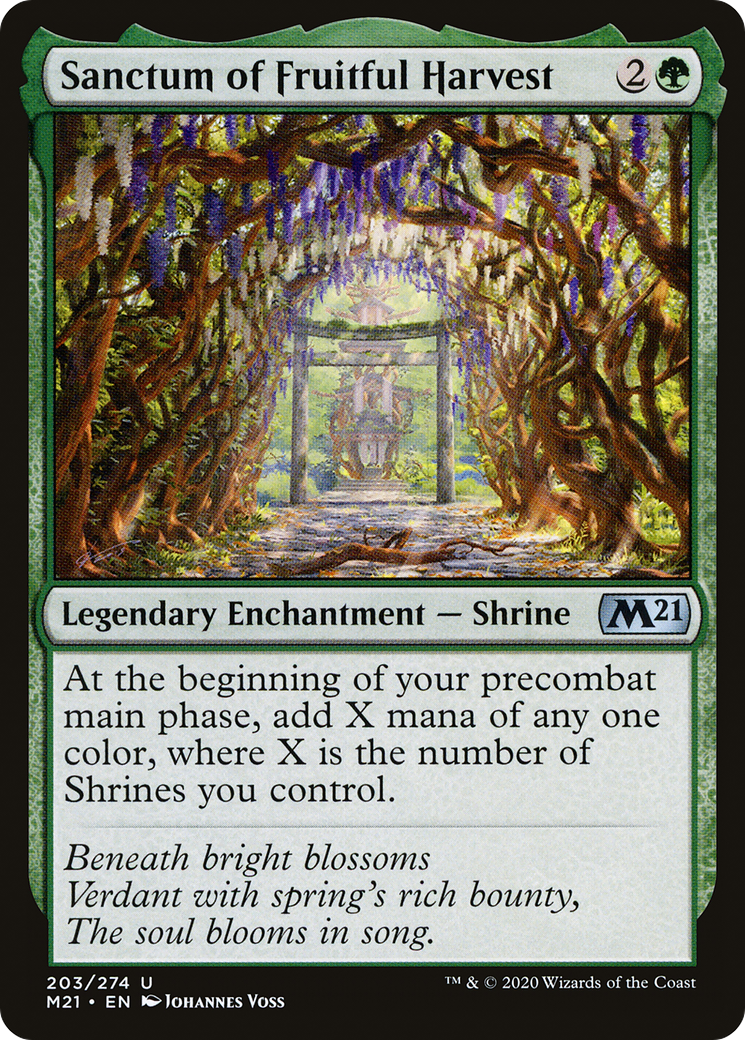 Sanctum of Fruitful Harvest | Core Set 2021 #203 [foil]