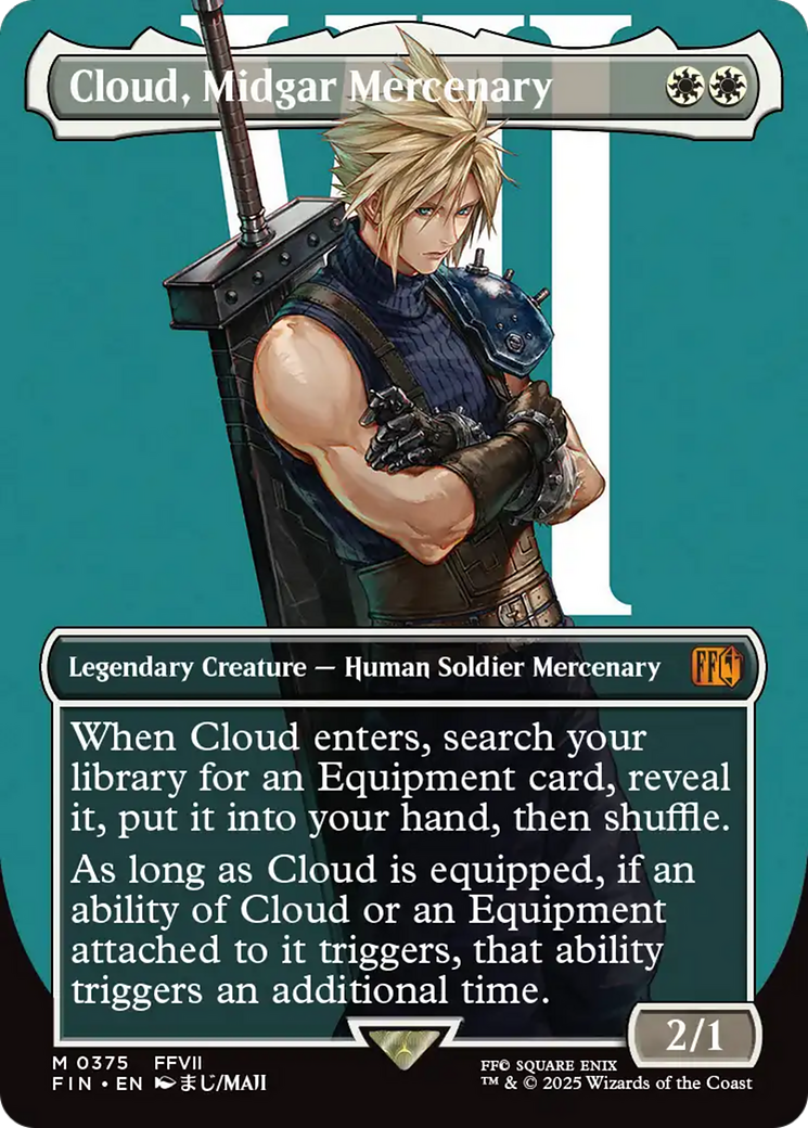Cloud, Midgar Mercenary | Final Fantasy #375 [foil]