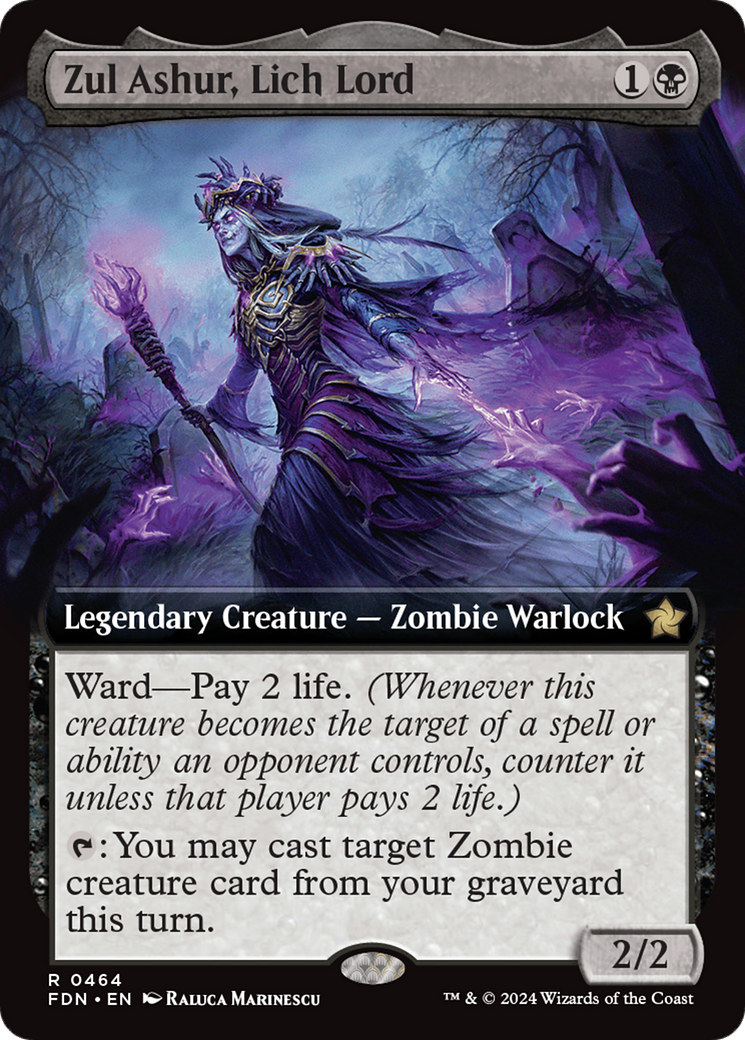 Zul Ashur, Lich Lord | Foundations #464 [foil]