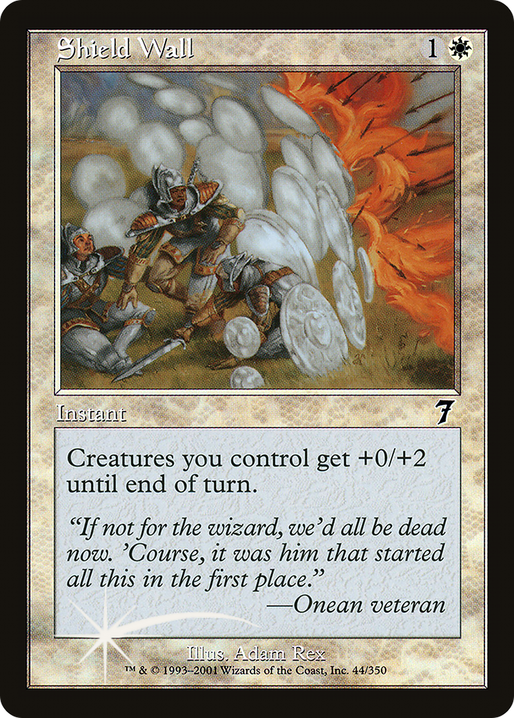 Shield Wall | Seventh Edition #44s [foil]
