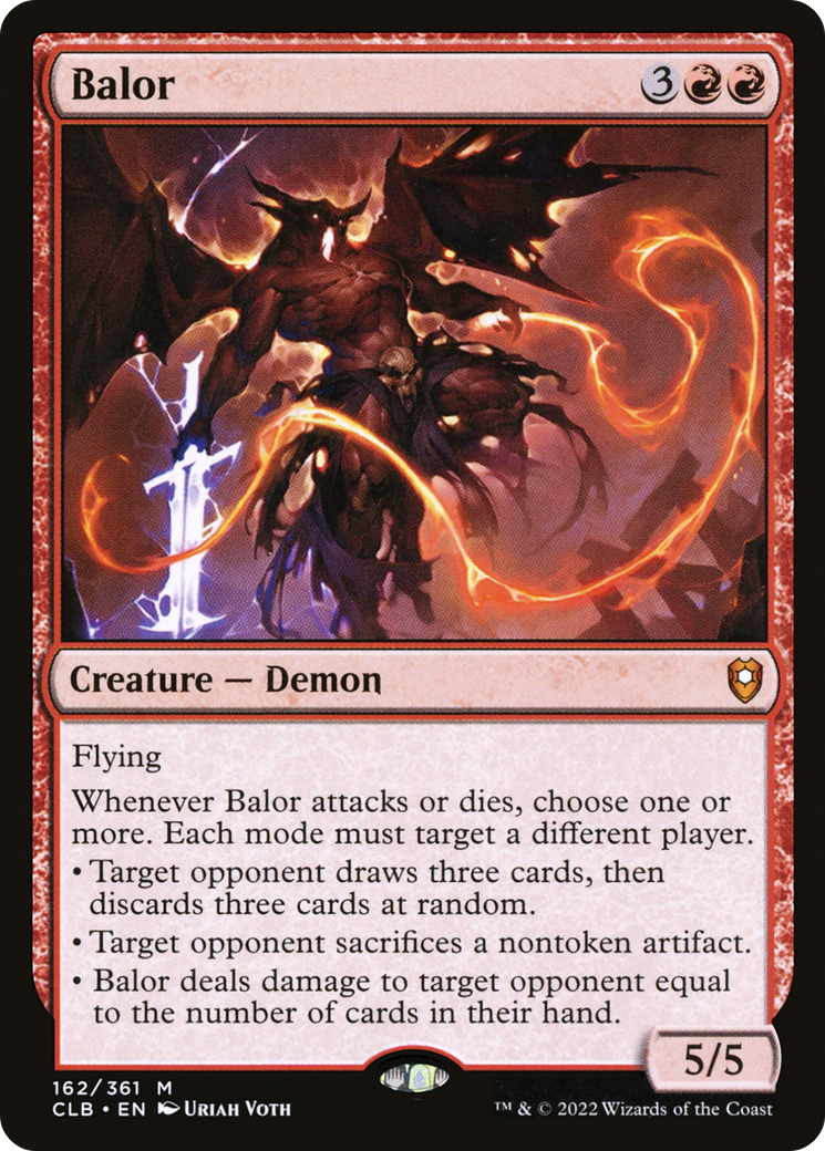 Balor | Commander Legends: Battle for Baldur's Gate #162 [foil]