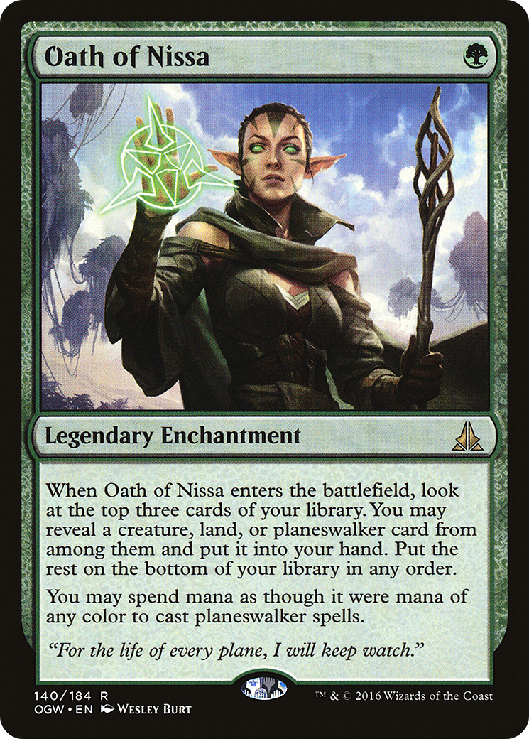 Oath of Nissa | Oath of the Gatewatch #140 [foil]