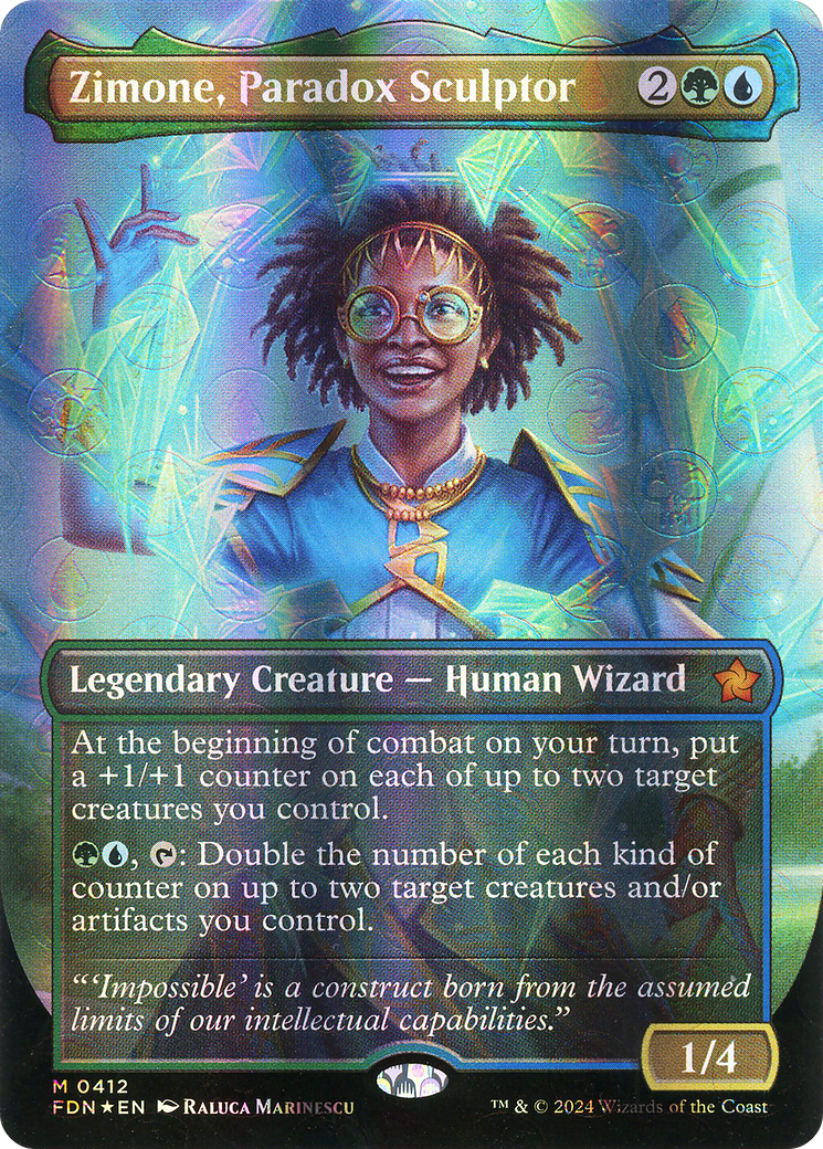 Zimone, Paradox Sculptor | Foundations #412 [foil]