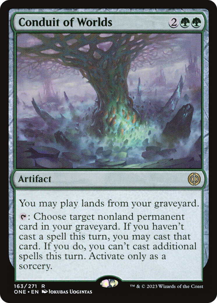 Conduit of Worlds | Phyrexia: All Will Be One #163 [foil]