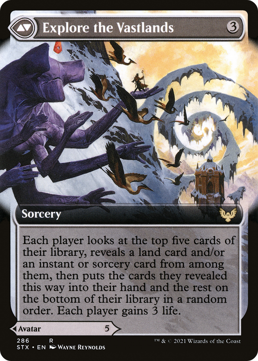Wandering Archaic // Explore the Vastlands | Strixhaven: School of Mages #286 [foil]