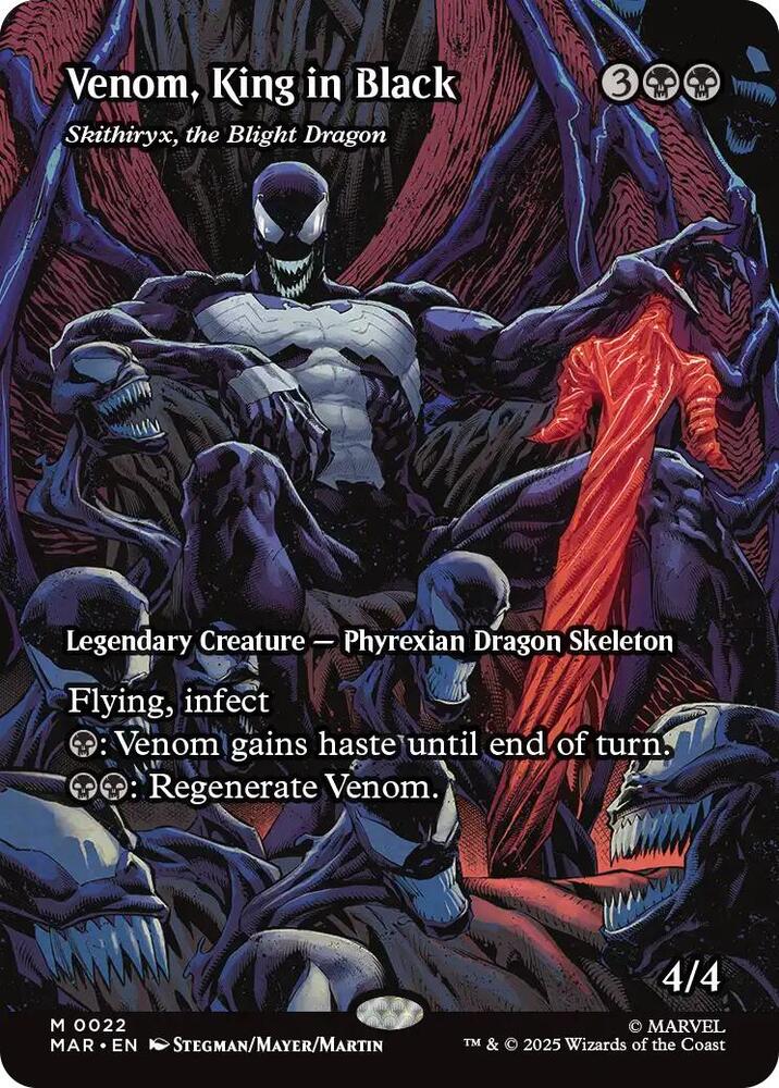 Venom, King in Black - Skithiryx, the Blight Dragon (Borderless) | Marvel Universe Eternal-Legal #22