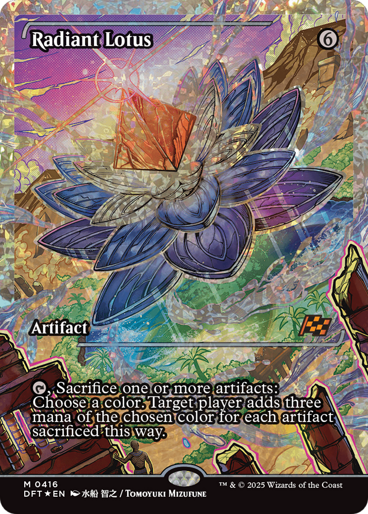 Radiant Lotus | Aetherdrift #416 [foil]