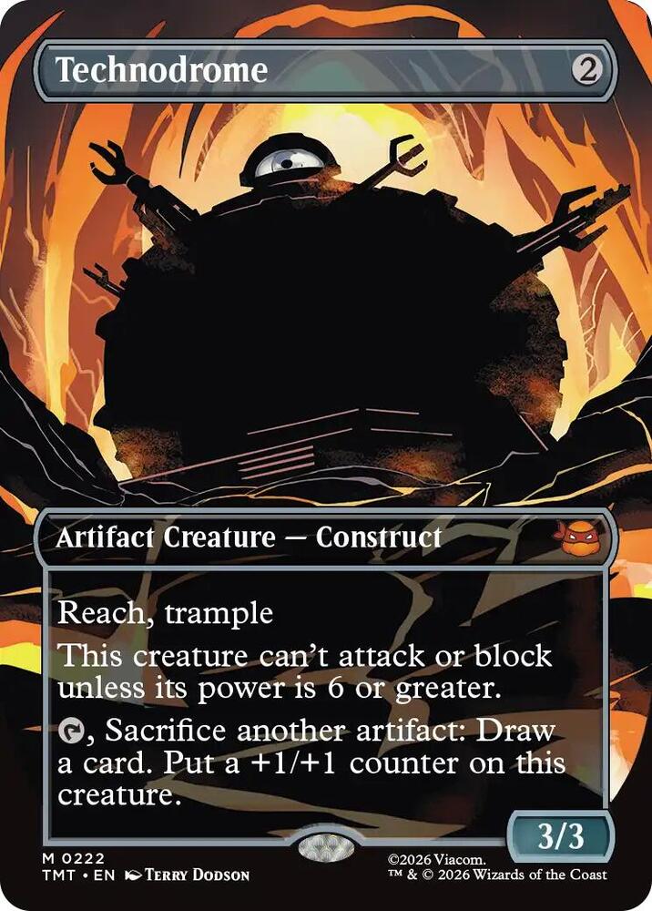 Technodrome (Borderless) | Teenage Mutant Ninja Turtles #222