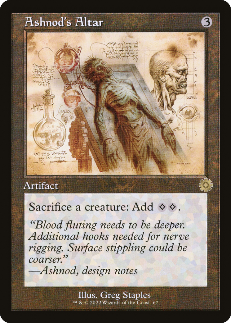 Ashnod's Altar | The Brothers' War Retro Artifacts #67 [foil]