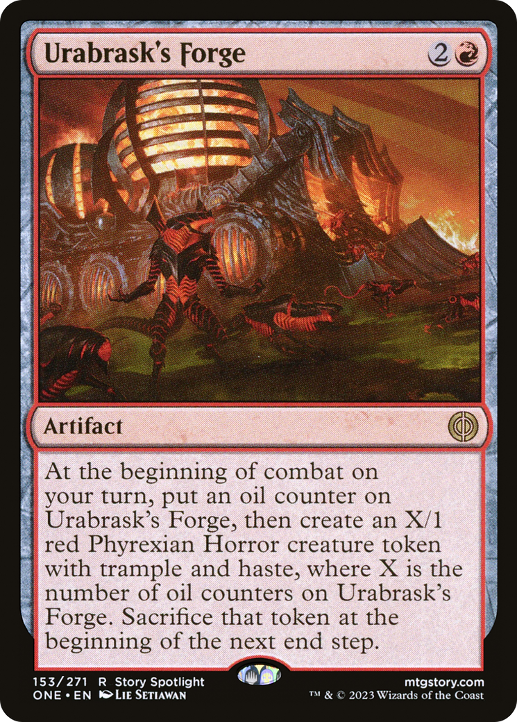 Urabrask's Forge | Phyrexia: All Will Be One #153 [foil]