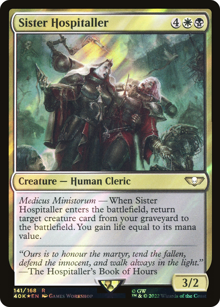 Sister Hospitaller | Warhammer 40,000 Commander #141s [foil]