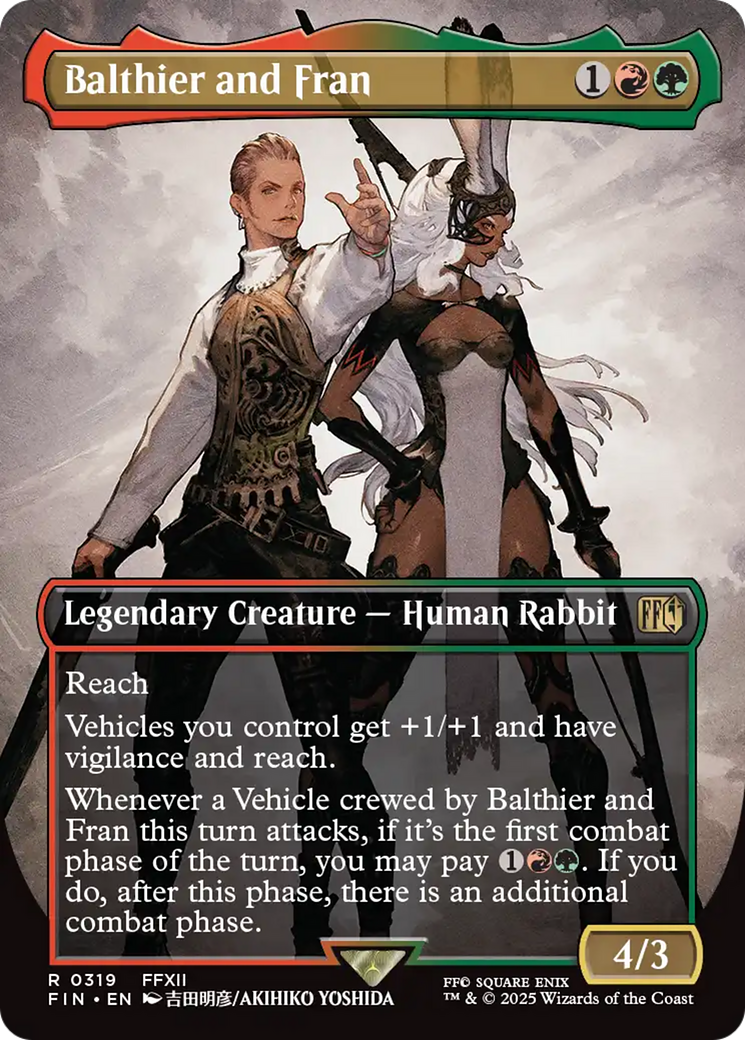 Balthier and Fran | Final Fantasy #319 [foil]