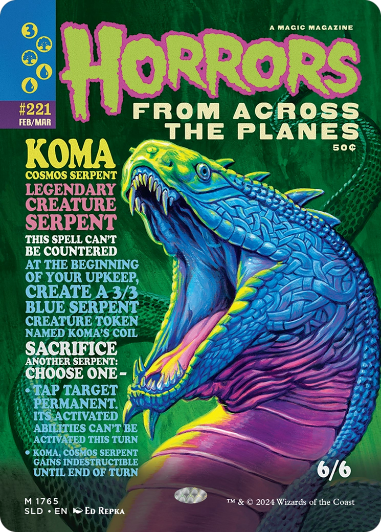 Koma, Cosmos Serpent | Secret Lair Drop #1765 [foil]