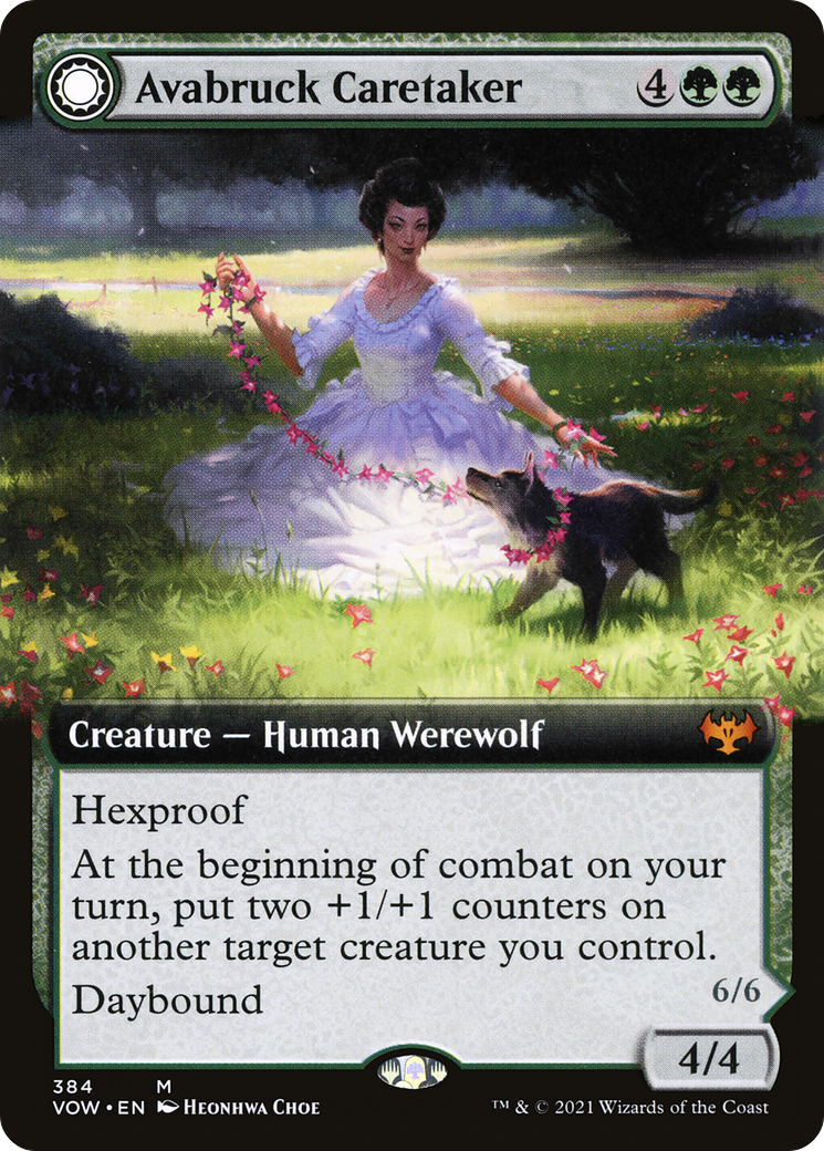 Avabruck Caretaker // Hollowhenge Huntmaster | Innistrad: Crimson Vow #384