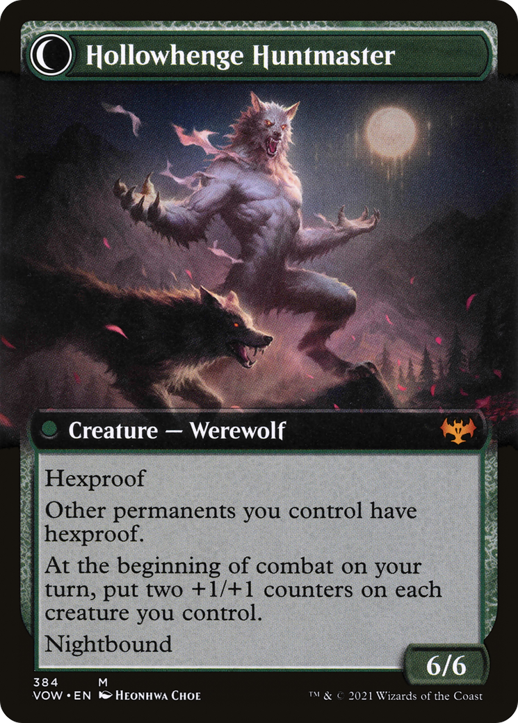 Avabruck Caretaker // Hollowhenge Huntmaster | Innistrad: Crimson Vow #384